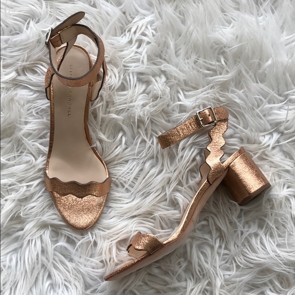 NEW • Loeffler Randall • Emi Rose Gold Sandals 7 - Picture 6 of 8